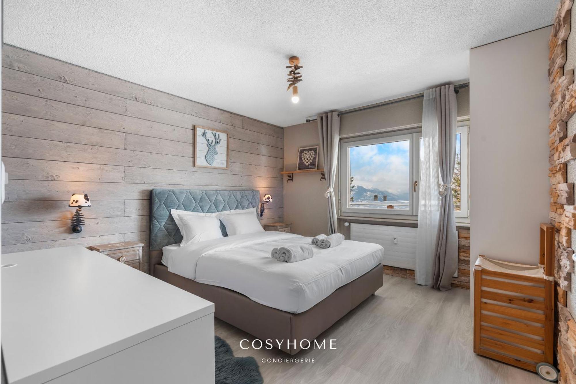 Au Bon Coeur L Golf 5Min L Vue L 4 Pers Apartamento Crans-Montana Exterior foto