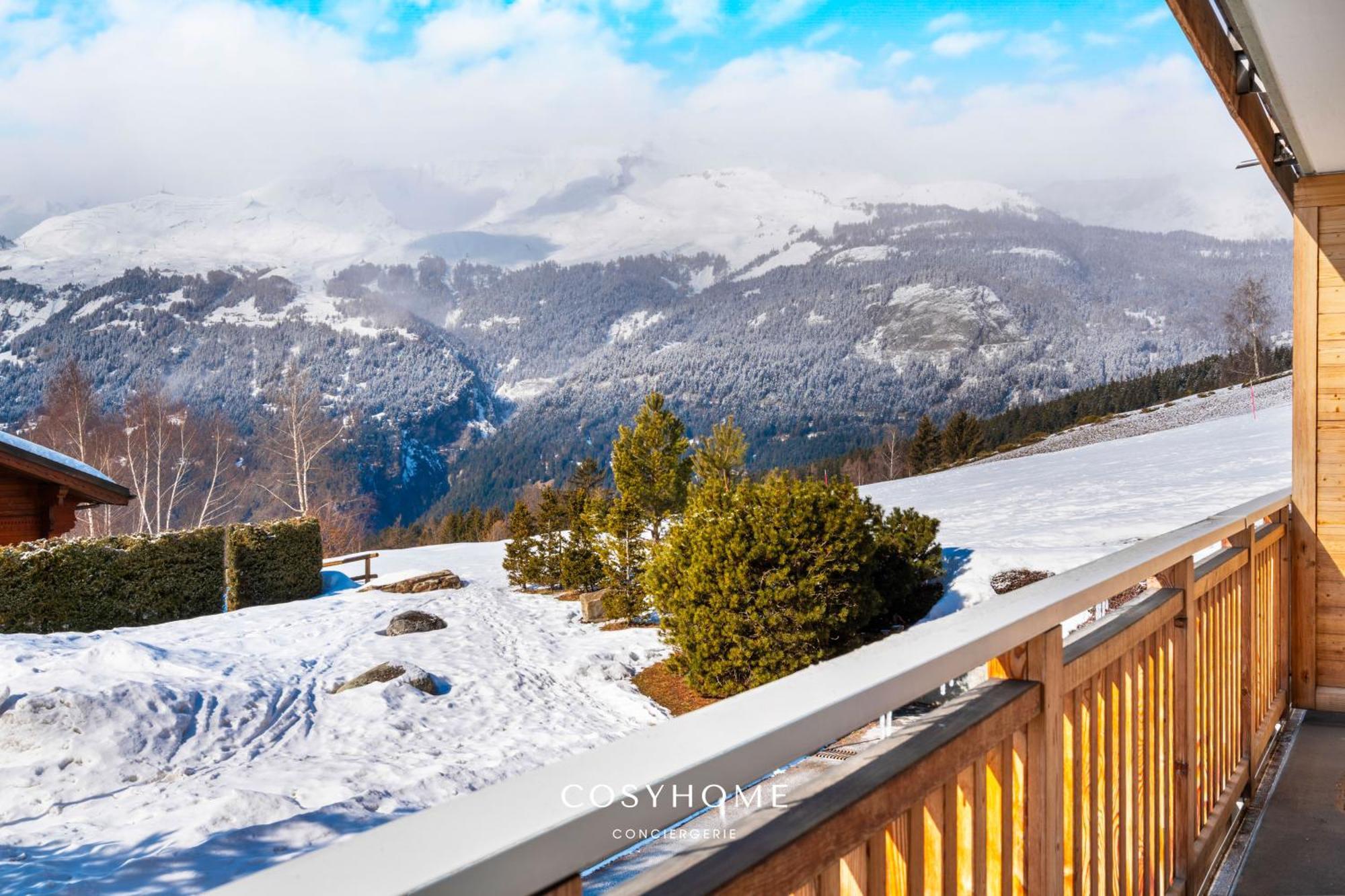 Au Bon Coeur L Golf 5Min L Vue L 4 Pers Apartamento Crans-Montana Exterior foto